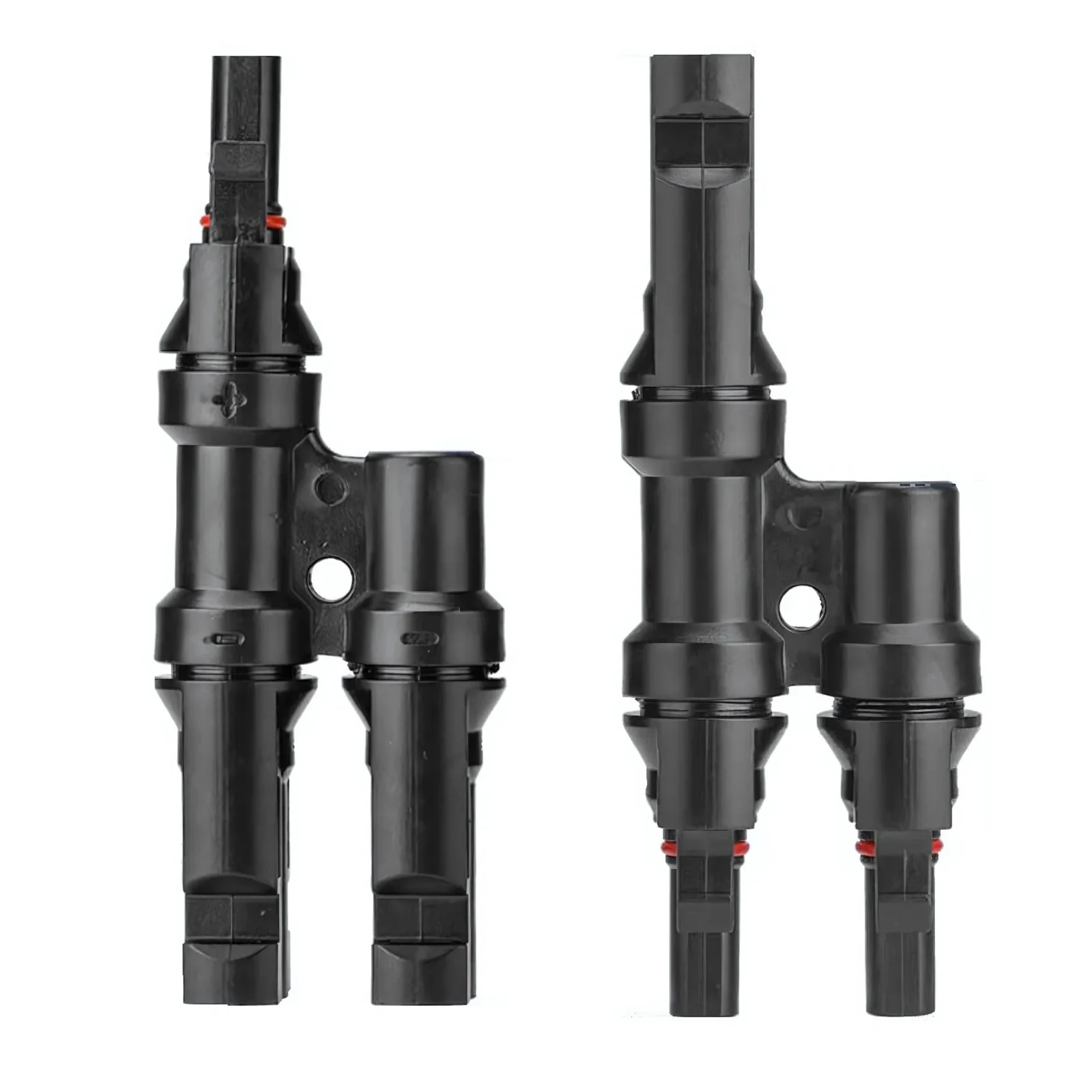 Multi-branch photovoltaic connector assemblies